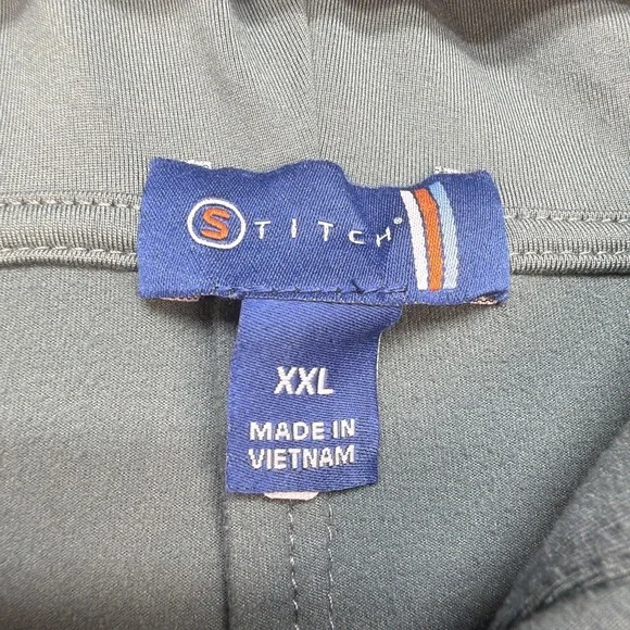 Golf Hoodie Lightweight Pullover Green Performance Stitch Golf Mens XXL - Picture 2 of 11